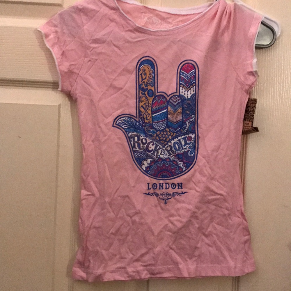 Pink girls tee